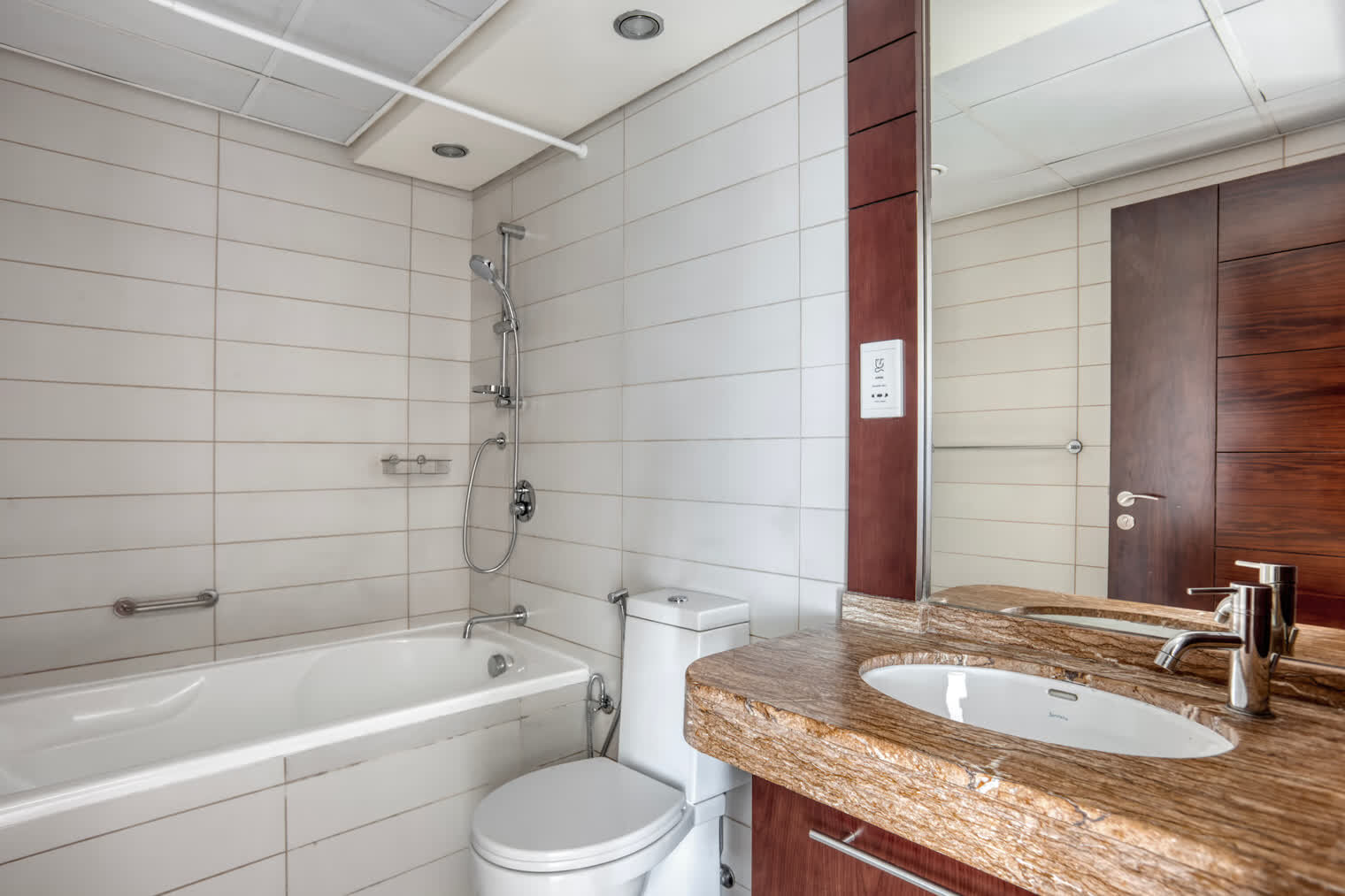 Second bathroom with bathtub
