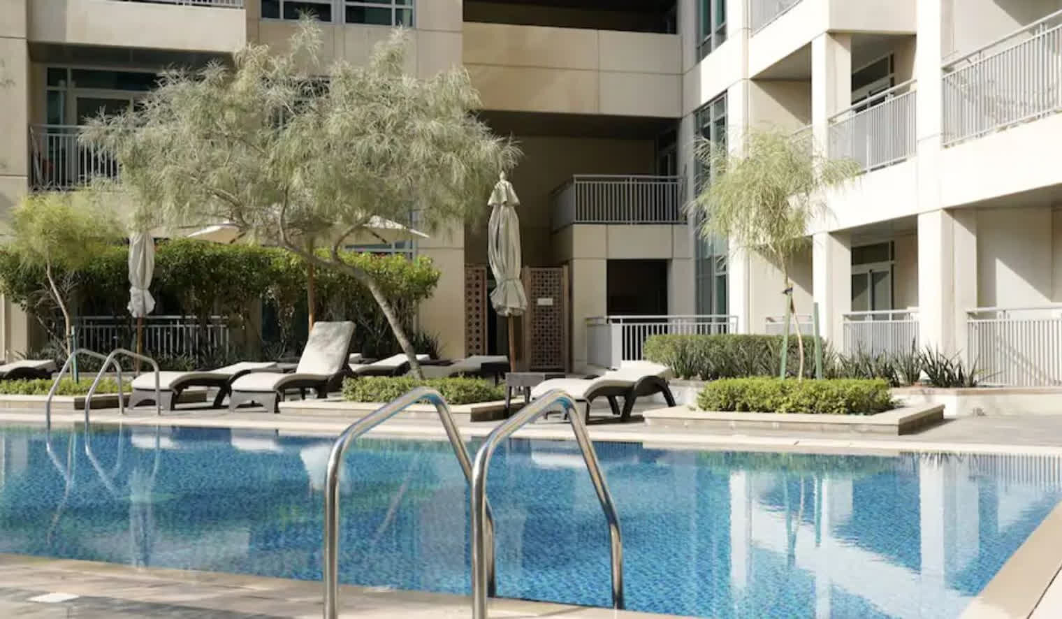 Swimming pool in the building