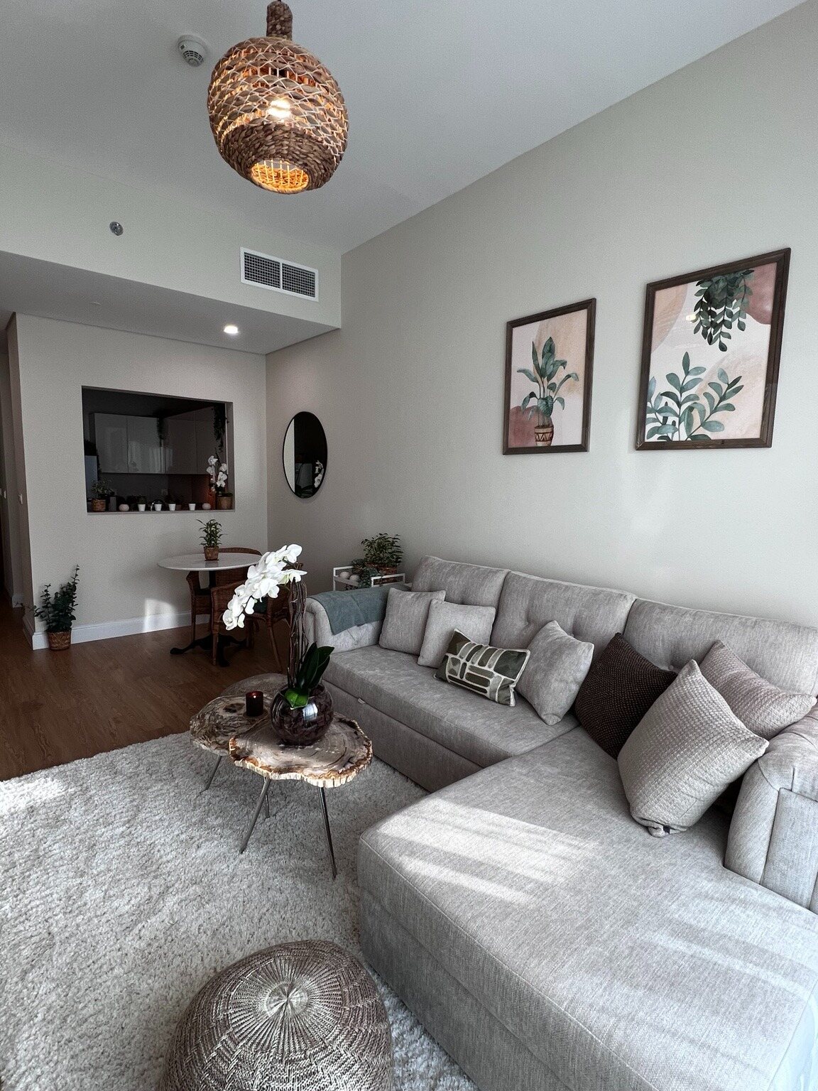 Corner sofa and living space
